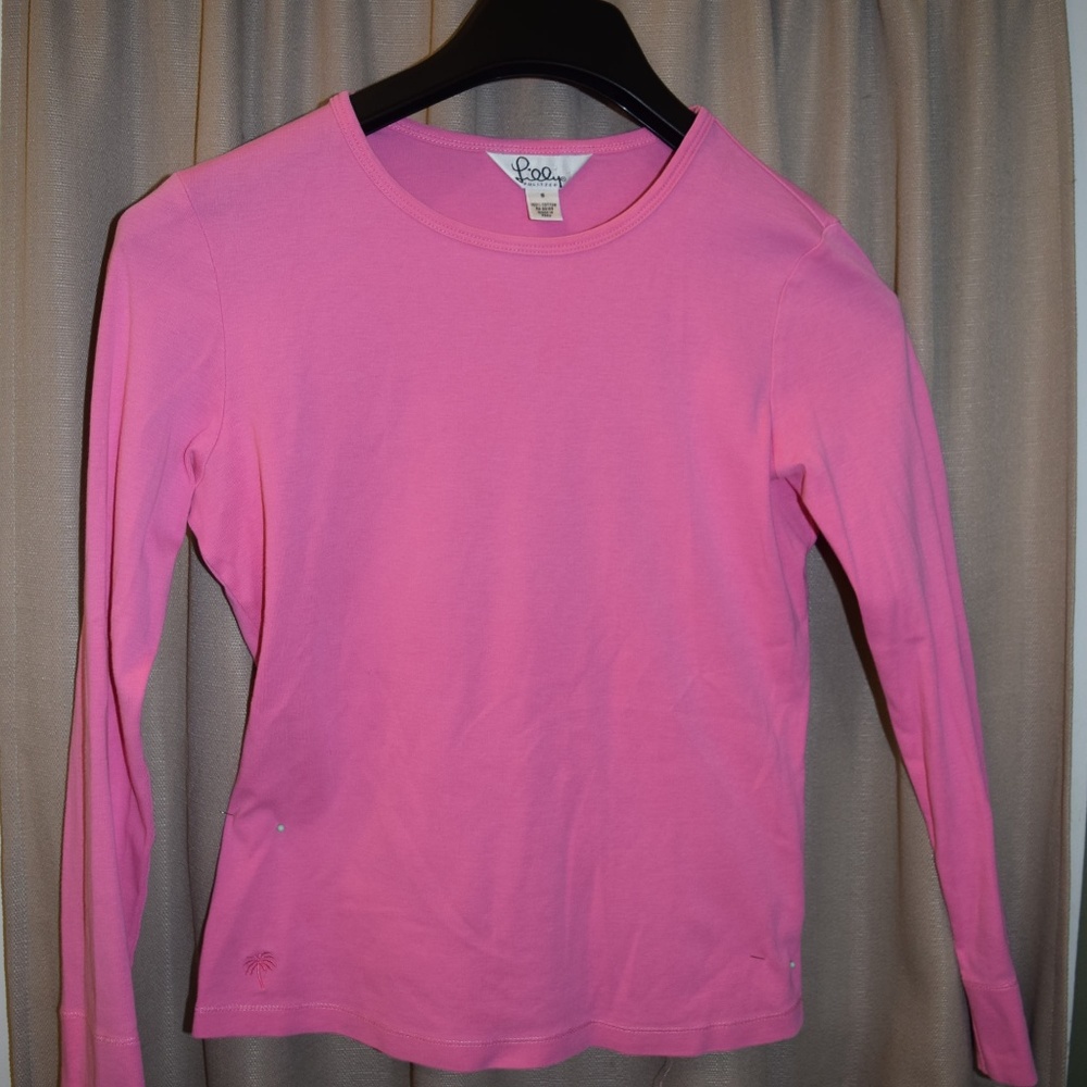 Lily Pulitzer 100% cotton Pink Top Women small